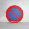 Biển Báo Giao Thông Cấm Đỗ Xe Nhôm Độ Bền Cao, Phản Quang Tốt